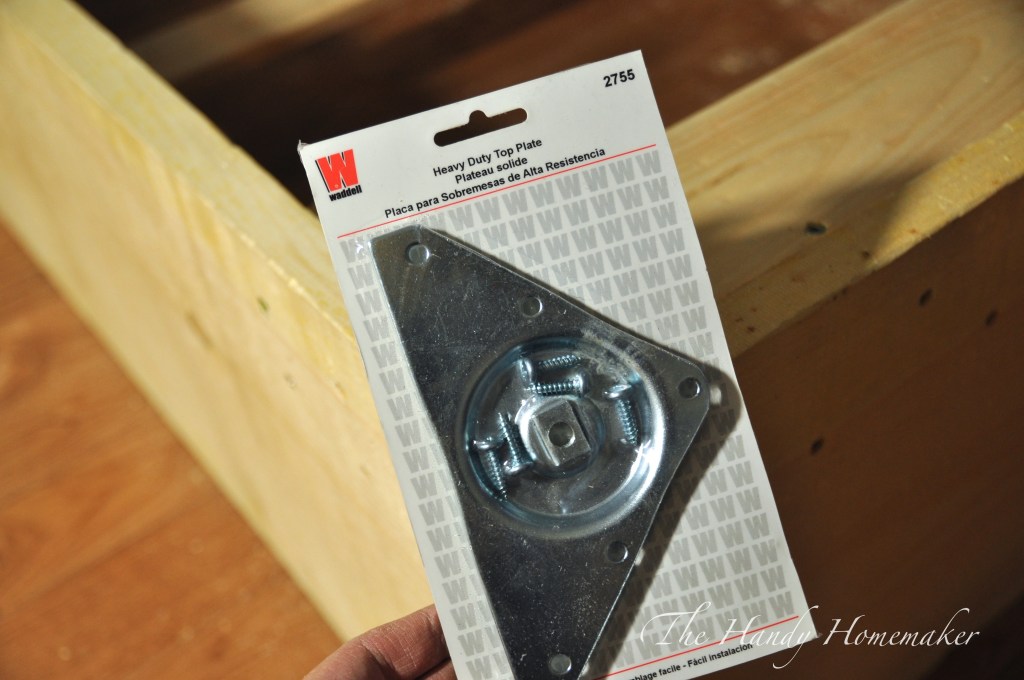 Step 6 Adding feet brackets