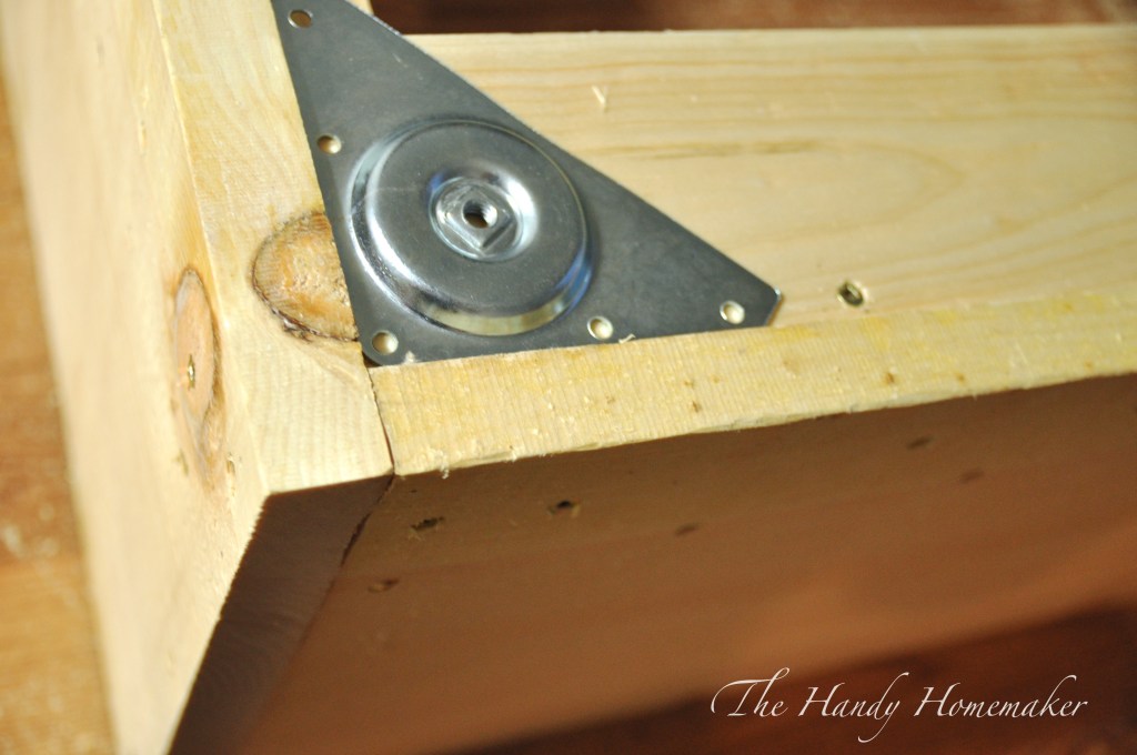 Step 6 Adding feet brackets