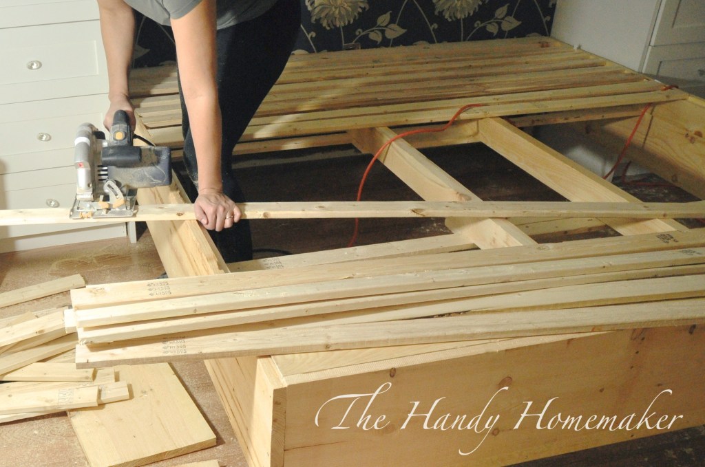 Step 9 Adding 1x3's to complete frame