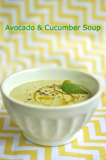 Chilled Avocado & Cucumber&nbsp;Soup