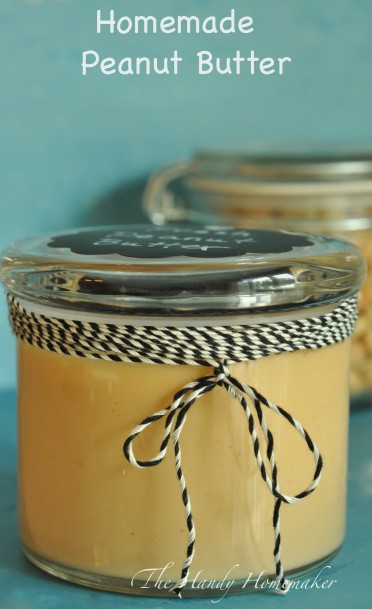 Homemade Peanut Butter