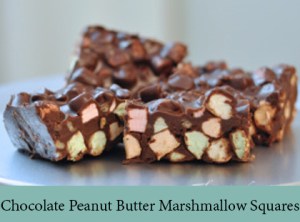 Chocolate Peanut Butter Marshmallow Squares 2
