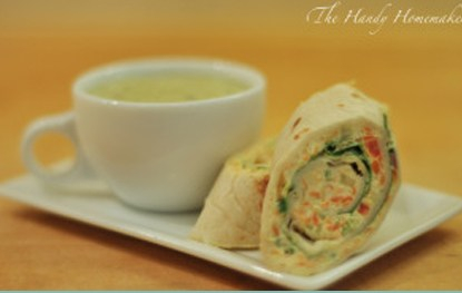 Vegan Cream Cheese & Veggie Wraps 2