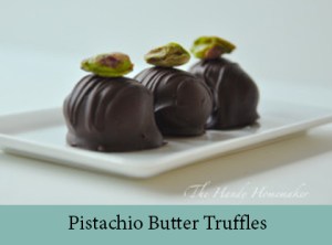Pistachio Butter Truffles 2