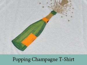 Popping Champagne T-shirt2