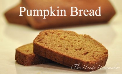 pumpkin bread