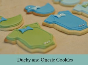 Ducky and Onesie Cookies 2